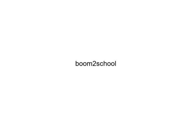 boom2school