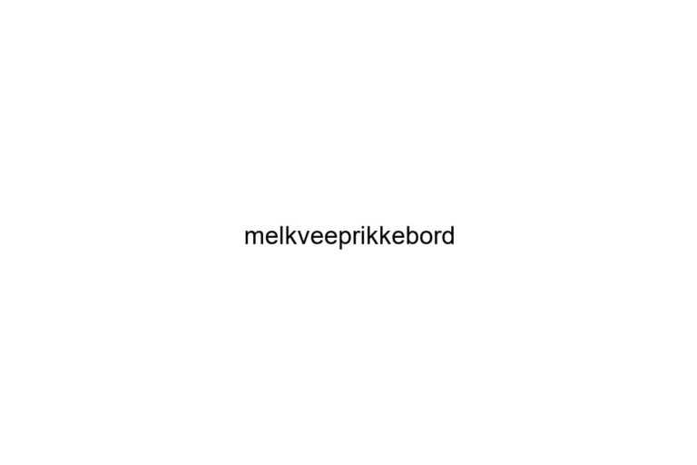 melkveeprikkebord