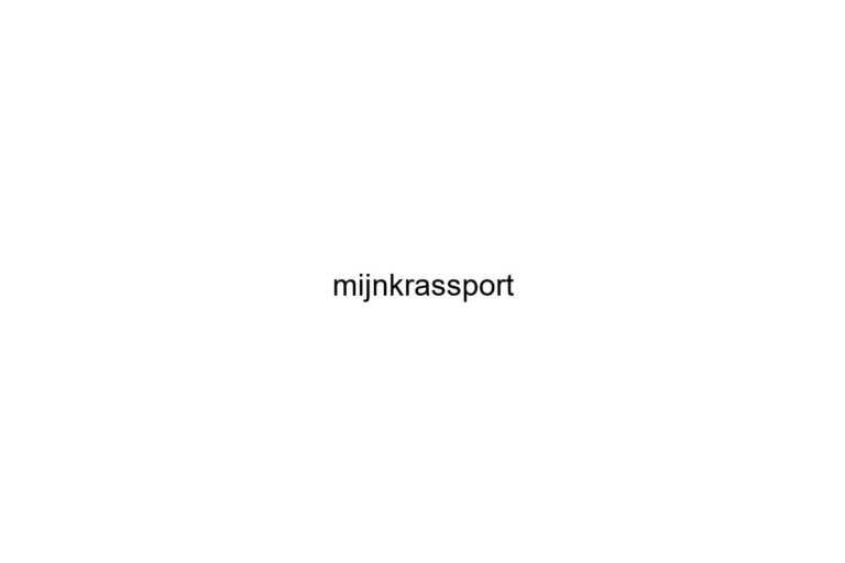 mijnkrassport