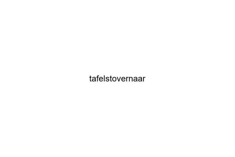 tafelstovernaar