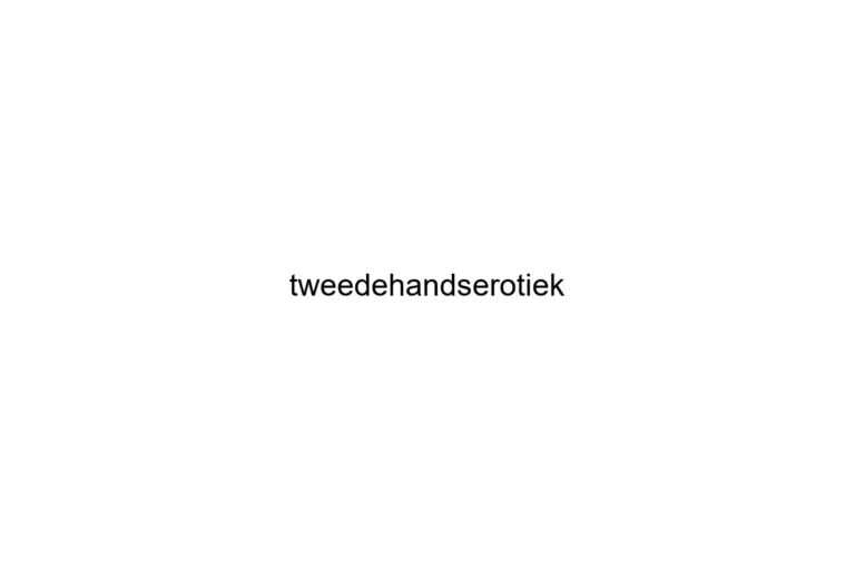 tweedehandserotiek