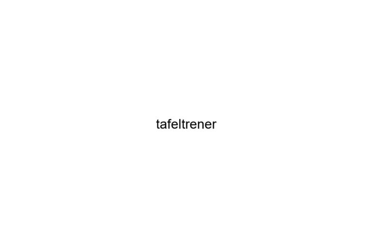 tafeltrener