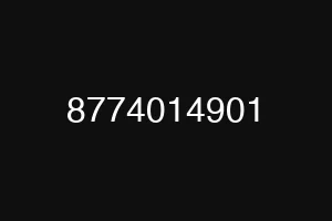 8774014901