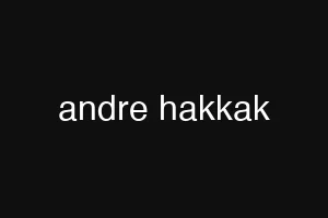 andre hakkak