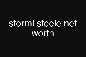 stormi steele net worth