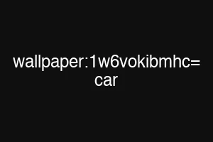 wallpaper:1w6vokibmhc= car