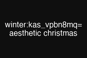 winter:kas_vpbn8mq= aesthetic christmas